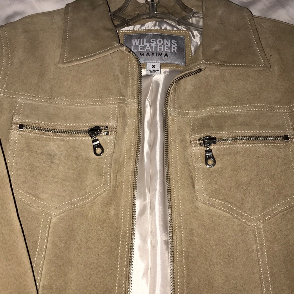 Tan Suede Jacket - Picture 5 of 5